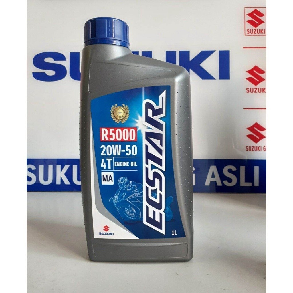 Oli SGO 4T 1L Suzuki 20W 50 API SG ORIGINAL Ecstar Kemasan Baru ORI ASLI 1 Liter 1000ml 1000 ml