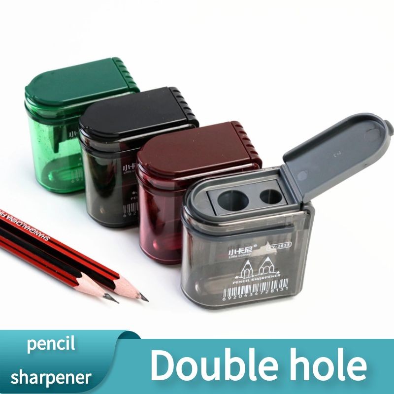 

Double hole sharpener Large Penholder triangle pencil 8-11mm caliber wooden handle Pencil