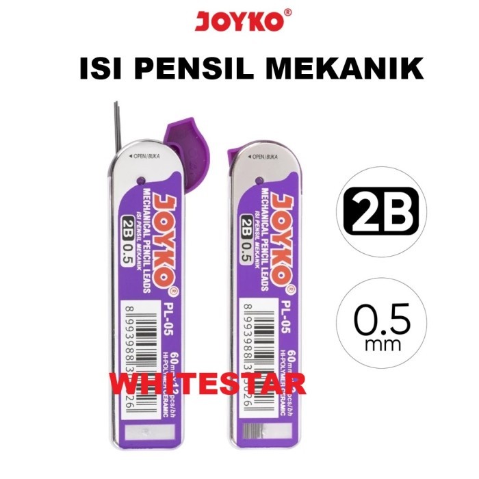 

refill / isi pensil mekanik joyko 2B (0.5)