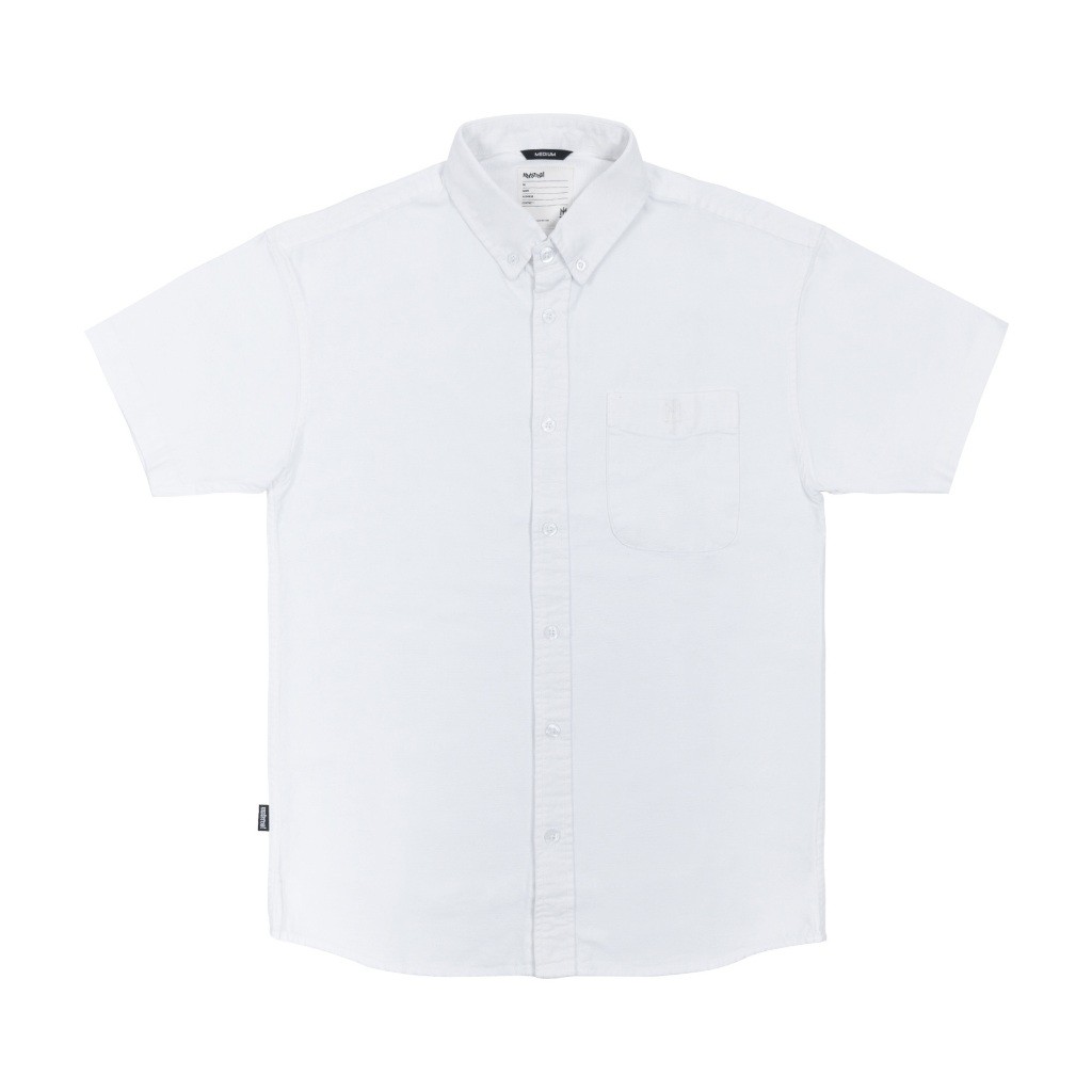 MILK MATERNAL DISASTER KEMEJA PENDEK PUTIH WHITE SHORT SHIRT ORIGINAL