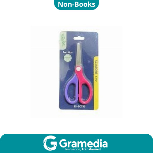 

[Gramedia Cijantung] Estudee Scissors School Duo 5.75` Blue/Purple-Pink Es-Sc733