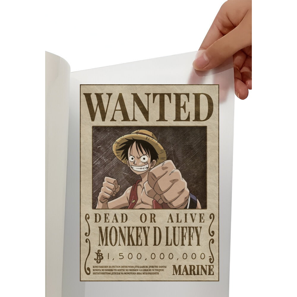 

SABLON SETRIKA SATUAN TEMA POSTER ONEPIECE / SABLON DTF LANGSUNG PAKAI