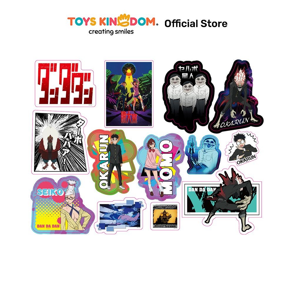 

Toys Kingdom Kabao Stiker Dandadan Characters - Mix Stiker Dekoratif Lucu Cute Stickers Deco Sticker Pack Journal Book