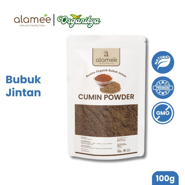 

ALAMEE Bumbu Dapur Jintan Bubuk Cumin Powder Bumbu Dapur Instan Jinten Caraway Rempah Masak 100gr organikya