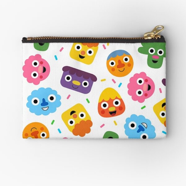

Noodle Pals Pattern 01 Zipper Pouches Women Storage Cosmetic Pocket Pure Panties Bag Wallet Underwear Money Key Coin Socks