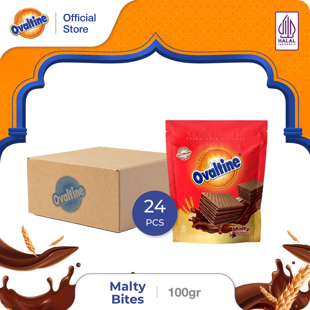 

[Karton] Ovaltine Malty Bites 100g - 24pcs