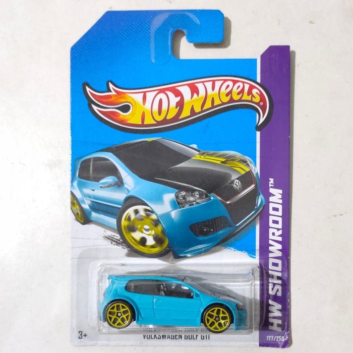 SR99 Hotwheels Hot Wheels Volkswagen VW Golf GTI GT1 biru 2013 HW Showroom