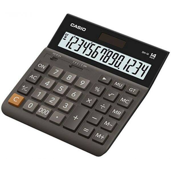 

KALKULATOR DESKTOP CASIO DH-14 GARANSI RESMI / CALCULATOR MEJA 14DIGIT ORIGINAL DH14