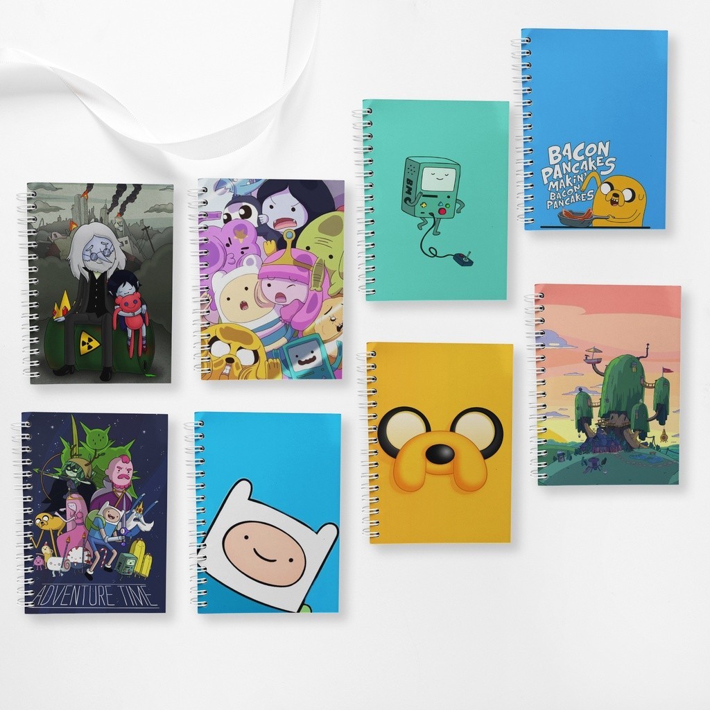 

Note Book Spiral Large (10 cm X 14 cm) Edisi Adventure Time / Notebook A6 Custom / Seminar Kit Surabaya