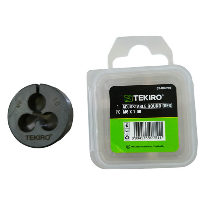TEKIRO adjustable round dies M5/M6/M8/M10/M12 snai drat senai snei