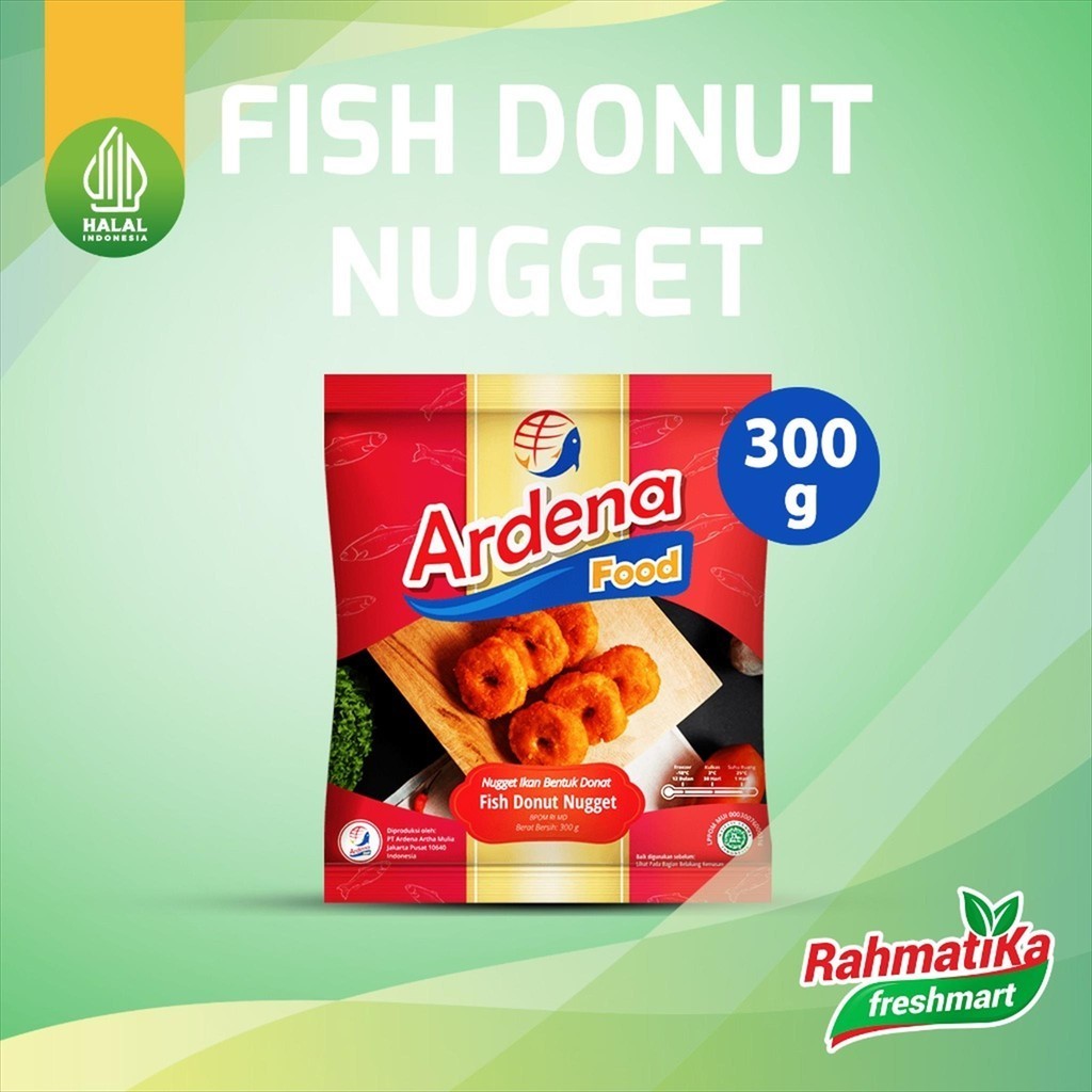 

Ardena Food Fish Donut Nugget / Naget Ikan Bentuk Donat 300g