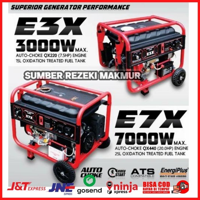 Genset Las 3000 watt auto las choke PROQUIP E3X Generator 3000 watt