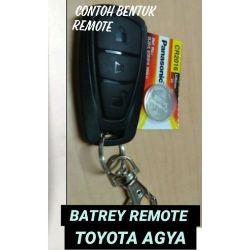 Baterai remot mobil Toyota agya original
