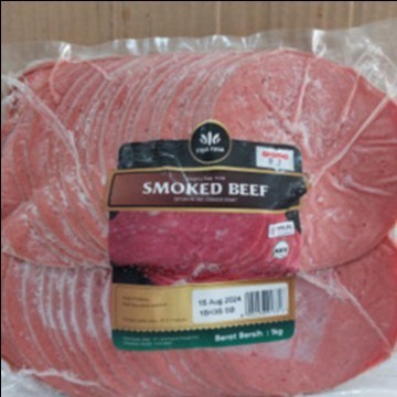 

Raja Rasa Smoked Beef 1Kg Daging Sapi Asap Frozen Pack Food Kemasan 1 kilogram
