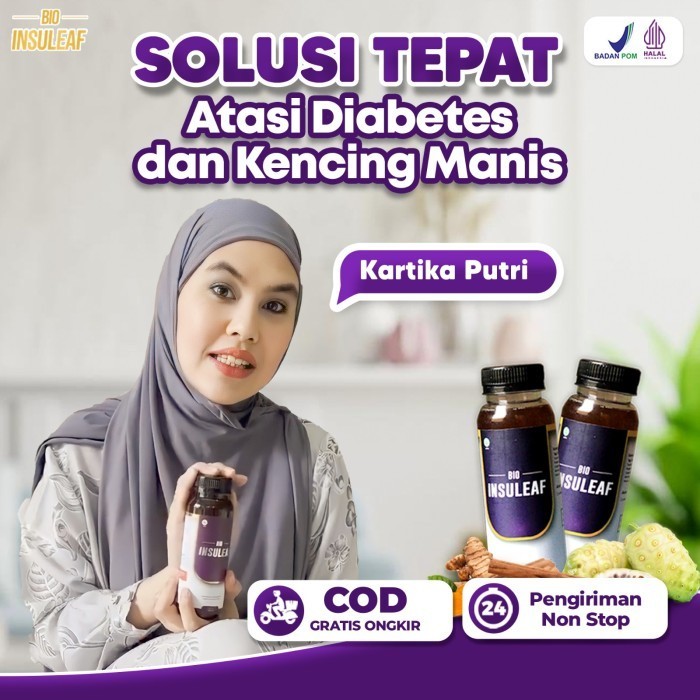 

Baru !! BIO INSULEAF OBAT HERBAL ALAMI KHUSUS DIABETES DAN KENCING MANIS