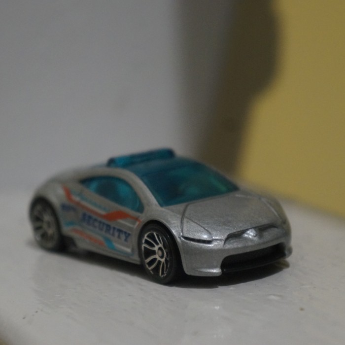 Hotwheels Mitsubishi eclipse silver diecast loose junk  -OS45