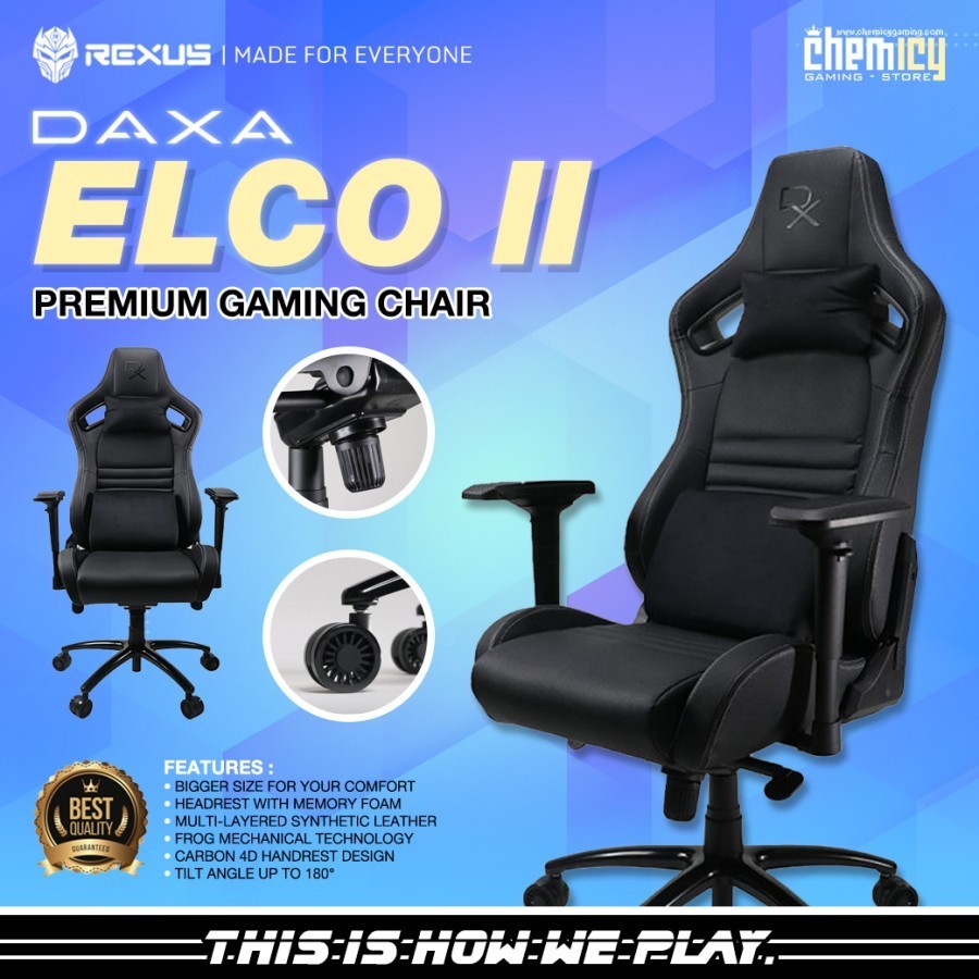 Rexus Daxa Elco II Gaming Chair / Kursi Gaming