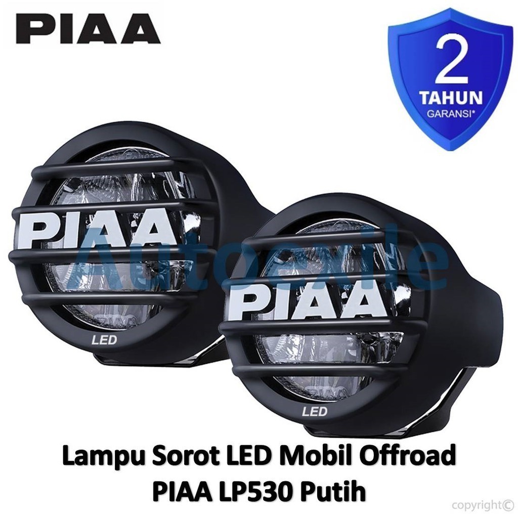 PIAA LP530 Spot Lamp LED Original Garansi Lampu Sorot Tembak 6000K Putih Terang Buat Motor Mobil