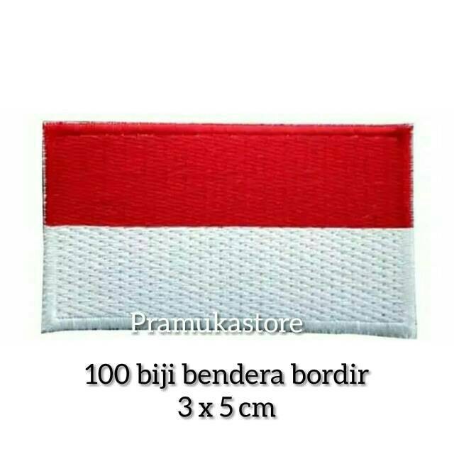 

BENDERA 3x5cm seragam sekolah, 1pack isi 100biji