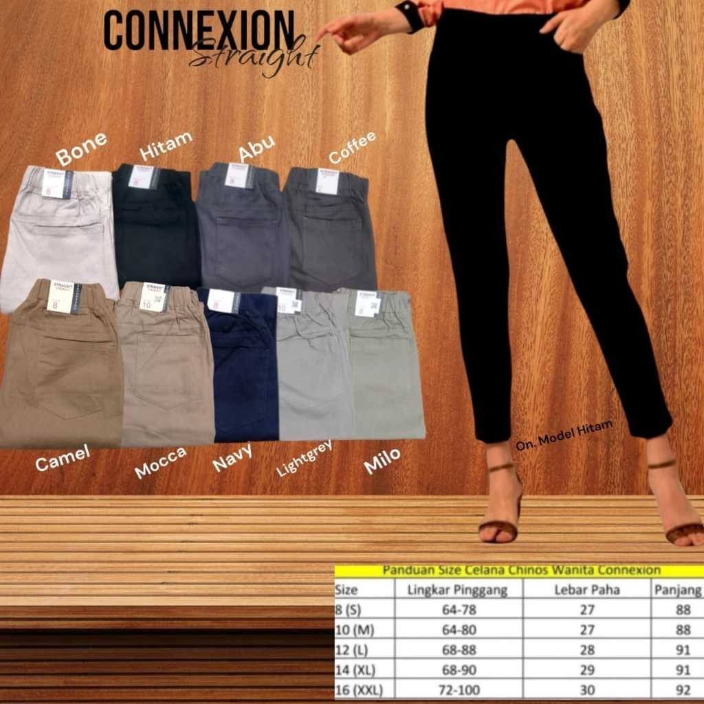 Celana Wanita Bahan Katun Twill