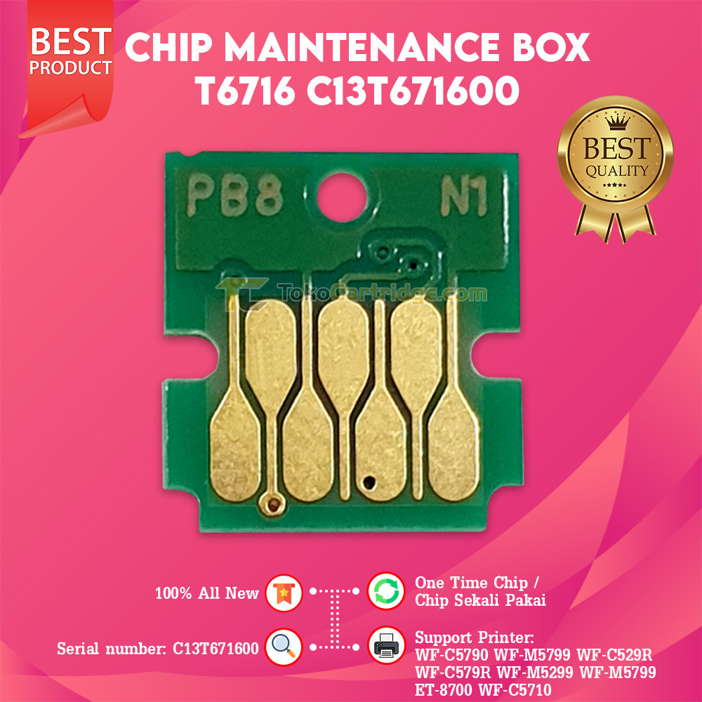 CHIP MAINTENANCE BOX T6716 WF-C5790 WF-C5290 T 6717 C 5290 5790