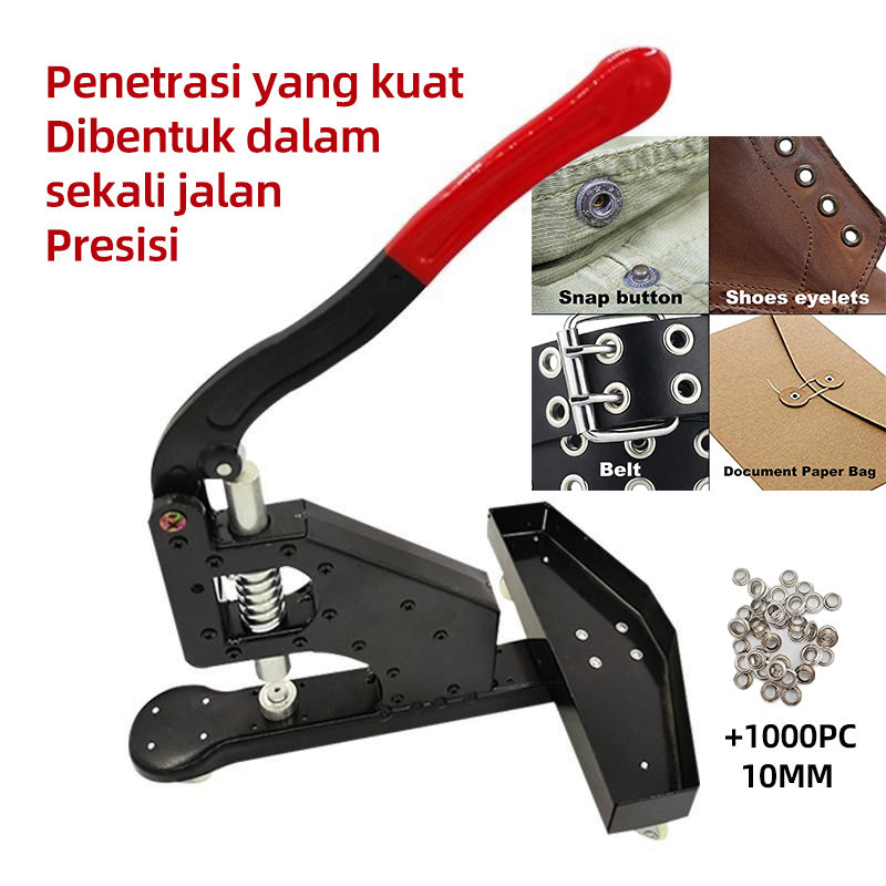 banner 10mm Mesin Mata Ayam Eyelet Press Otomatis Hand Alat Mesin Press Eyelet Ayam Fixture