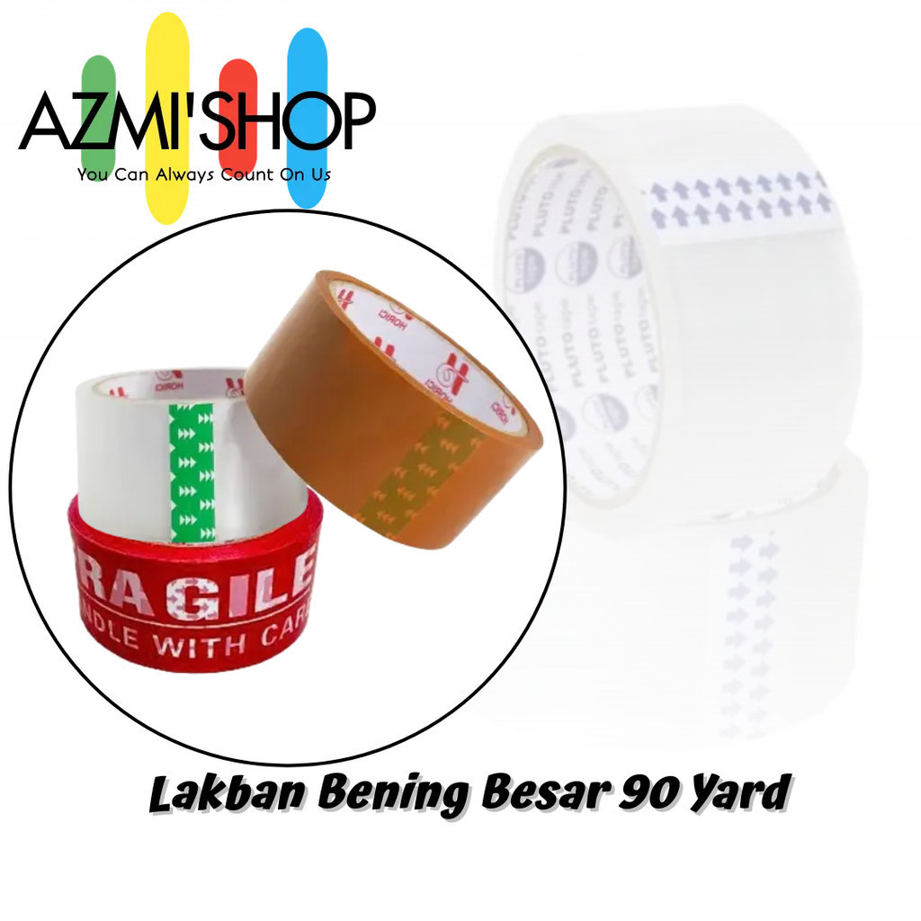 

Tape Murah Super Clear Isolasi Tape Bening Dan Coklat