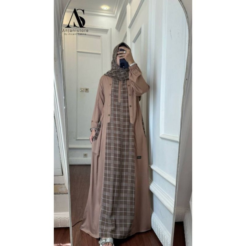 BEST SELLER SPESCIAL HARI RAYA CY77B Dress Troso Etnic  Anjani Store by Anjani Sabila// Gamis launch