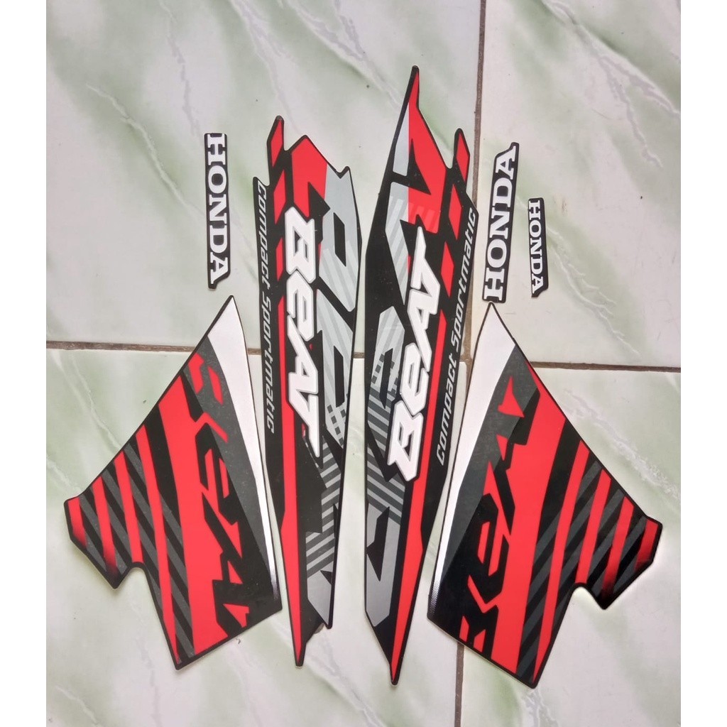 stiker striping motor honda beat 2021