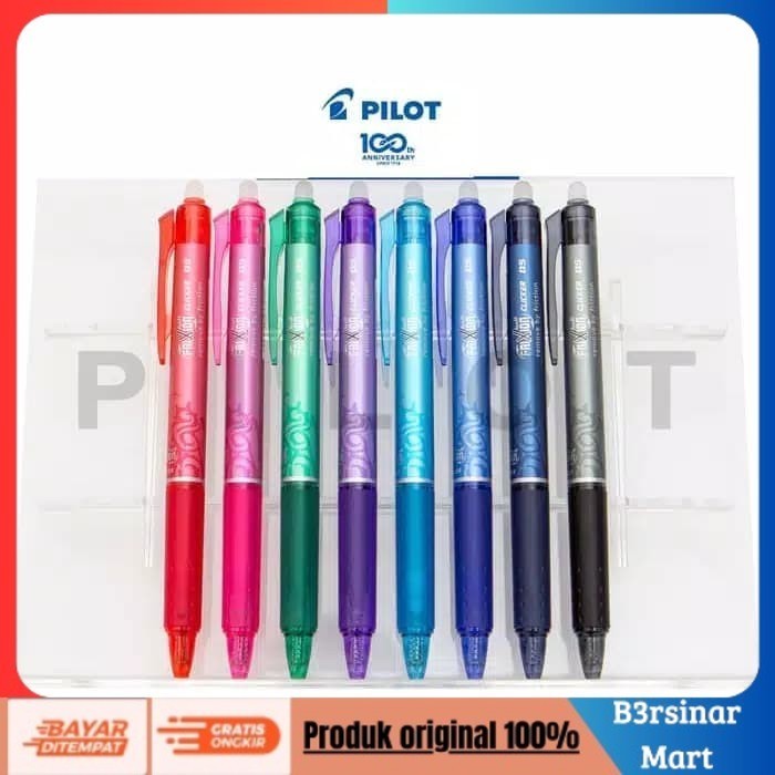 

[COD] DISKON Pulpen Frixion Clicker / Pilot Frixion Clicker / Erasable Pen 100% ORI Hitam, 0.7 Berkualitas