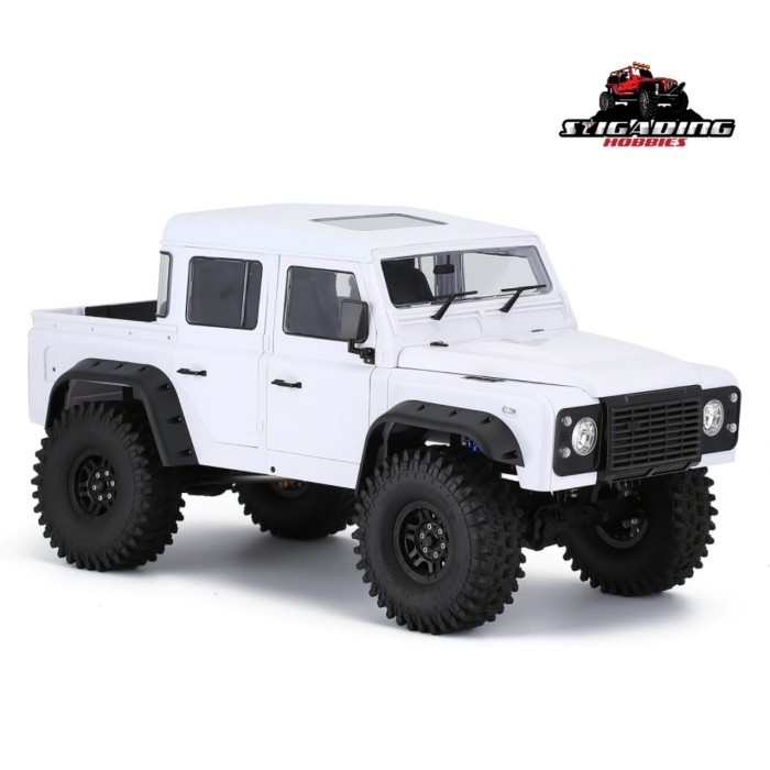 PART REMOTE CONTROL HARD BODY 1/10 LAND ROVER DEFENDER PICKUP D130 313MM INJORA 313 MM