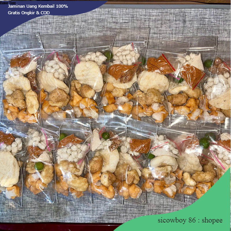 

Cuanki Instan Mini 15pcs Termurah Extra Bawang Goreng