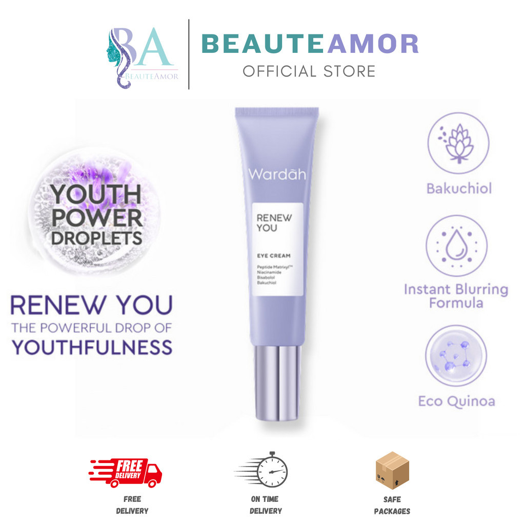 BEAUTEAMOR - Wardah Renew You Anti Aging Eye Cream 10ml