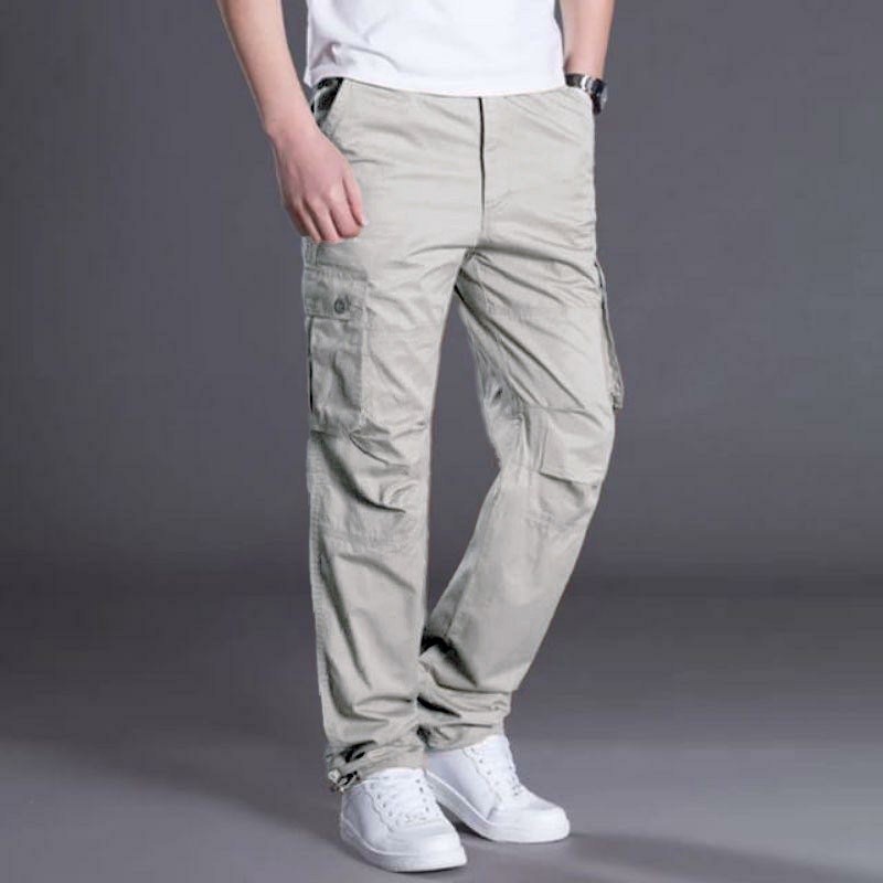 GEBYAR PROMO!!! Celana Cargo Panjang Pria Kargo Slim Fit Size 27-34 Ready Stock - Manchester Store B