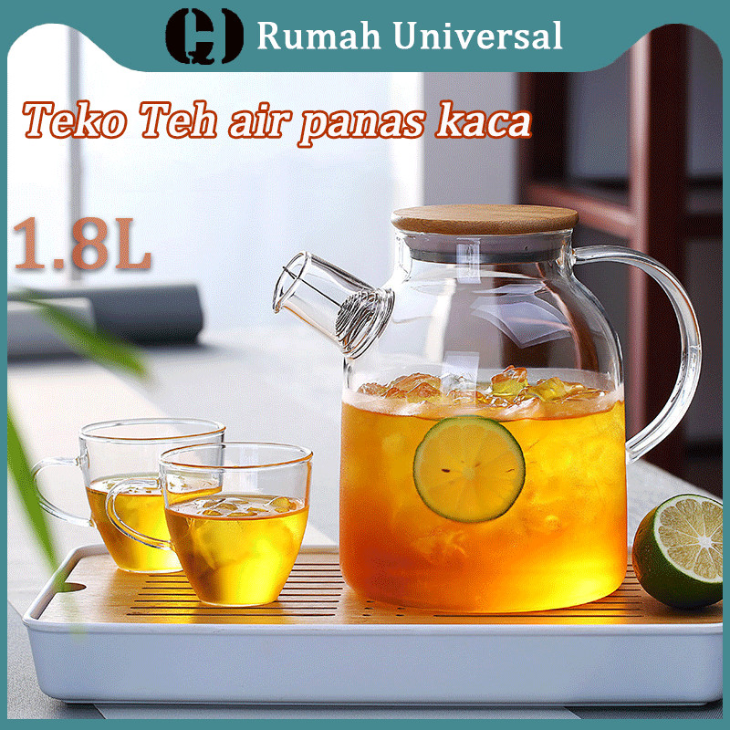 Teapot / Teko Teh Air Panas Kaca / High Borosilicate  Tekko / Kaca Pemanas Air KomporTeko / Teko Kac