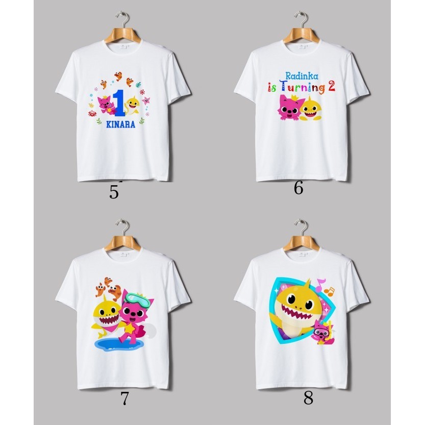 kaos baby shark couple family