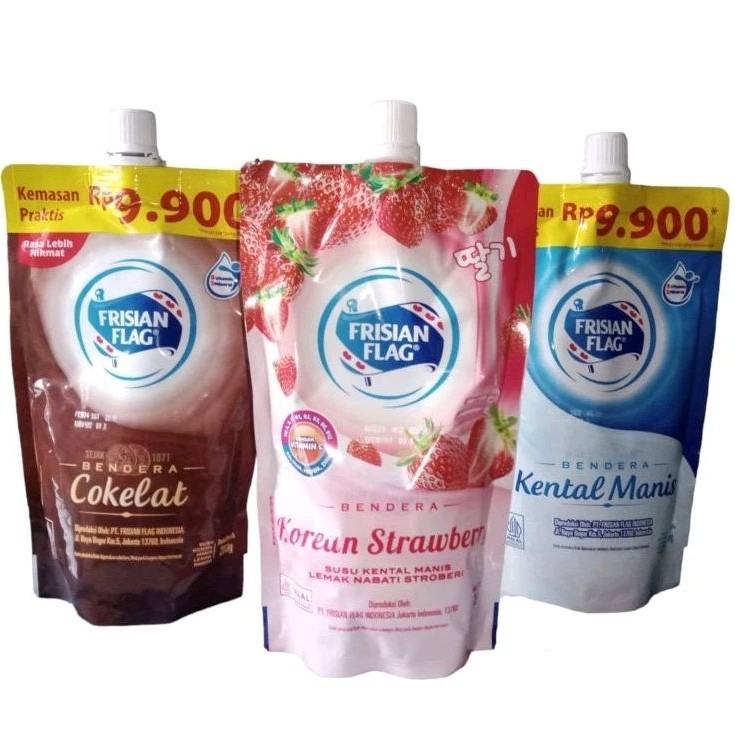 

[PGO] Frisian Flag Bendera Kental Manis Pouch 260g
