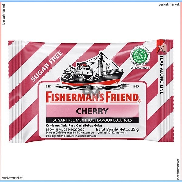 

FISHERMANS FRIEND SUGAR FREE CHERRY 25 GR PERMEN