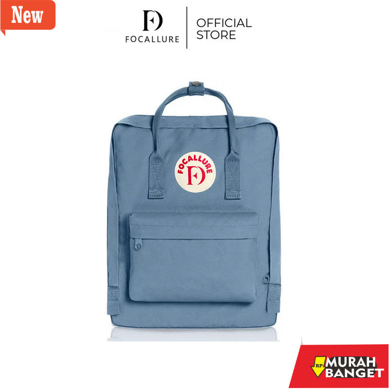 Tas laptop wanita terviral- Focallure Bag Backpak Vinylon Anti Air Tas Laptop Wanita Tas Sekolah Wan