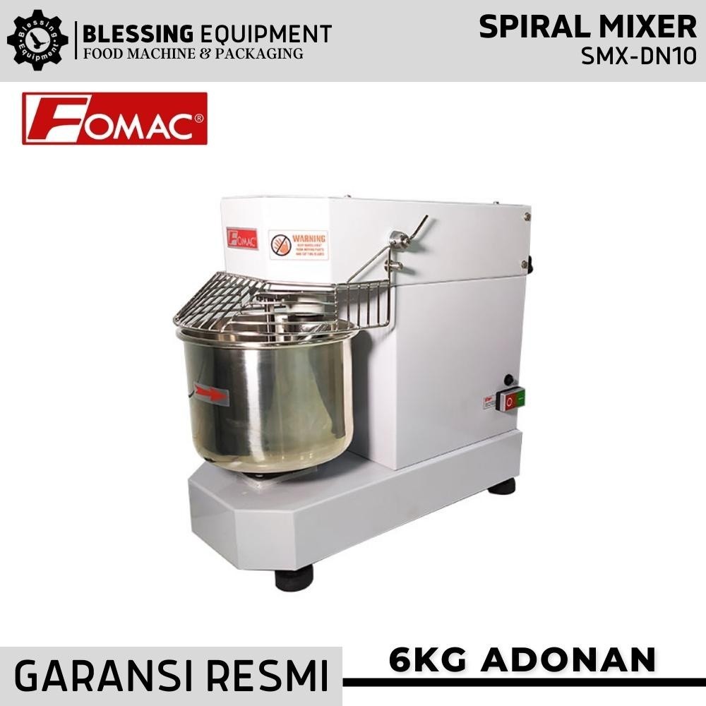 SMX-DN10 SPIRAL MIXER FOMAC SMX DN10 MIXER ROTI KALIS BAKPAO 10 LITER ORIGINAL