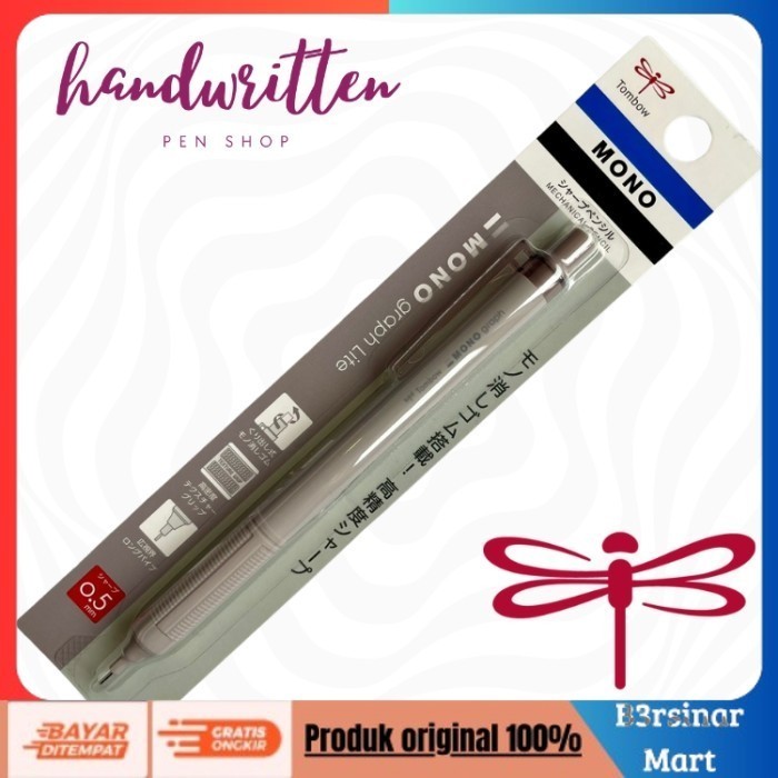 

[[KUALITAS TERBAIK]] Pensil Mekanik TOMBOW Mono Graph Lite Mechanical Pencil MonoGraph Grayish Brown, 0.5mm COD