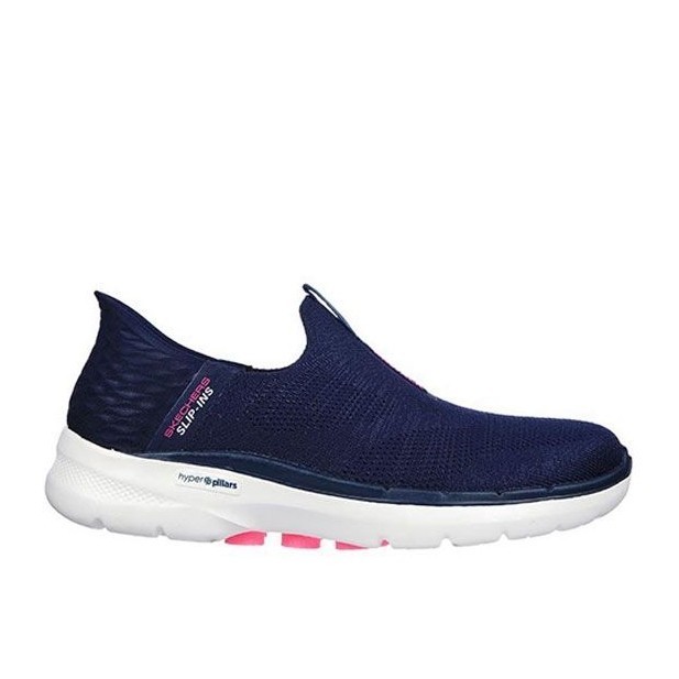Sepatu SKECHERS GO WALK 6 WOMEN'S WALKING SHOES - NAVY