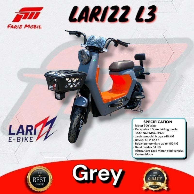 PROMO_SPSIAL Sepeda Listrik Dewasa Larizz L3