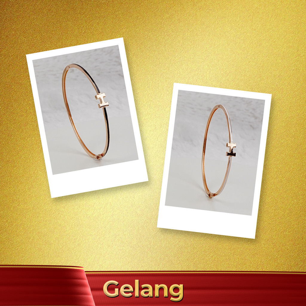 GELANG EMAS KADAR 6K WAHYU REDJO 23611555/23611550/23611547