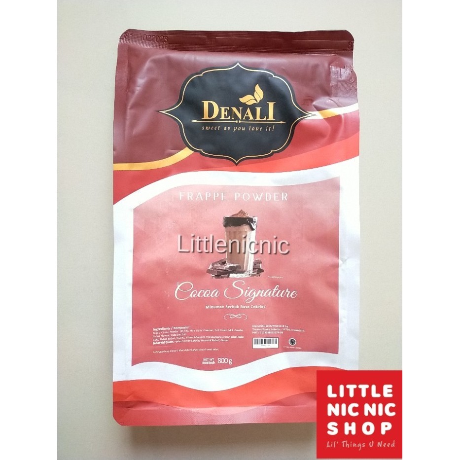 

[Ready] Bubuk minuman Denali Cocoa Signature Powder