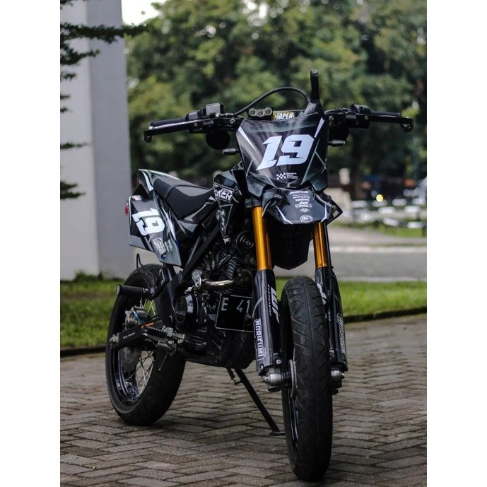 Decal d tracker - stiker d tracker - deca DTX - decal kawasaki dtracker