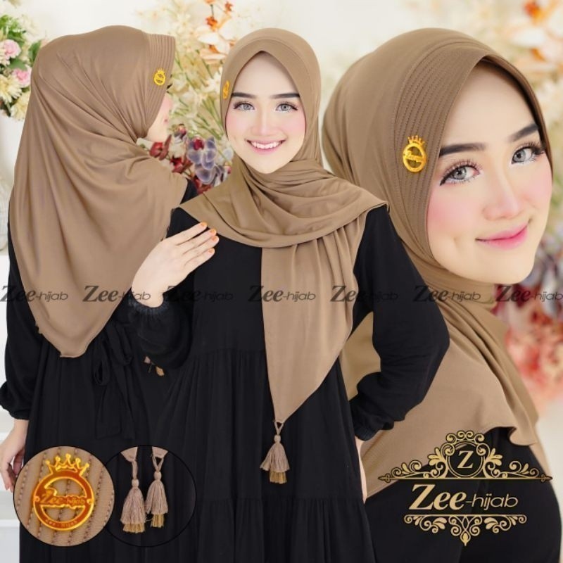 SEGITIGA PET TASSEL / JILBAB INSTAN / JILBAB SEGITIGA / JILBAB JERSEY / SEGITIGA INSTAN JERSEY / JIL