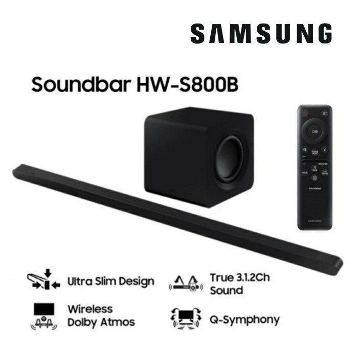 SAMSUNG  HW S800B / HW-S800B Ultra Slim soundbar wireless Atmos