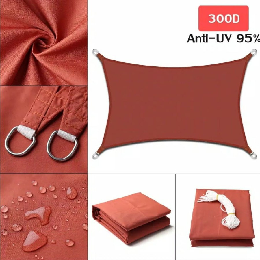 Awning kanopi taman hiasan bahan nylon terbaru