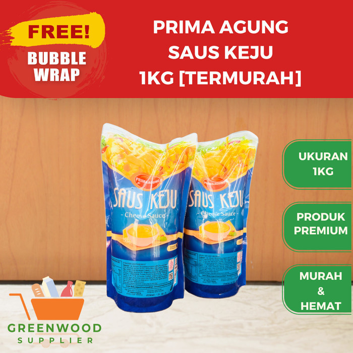 

Prima Agung Saus Keju / Cheese Sauce - 1KG